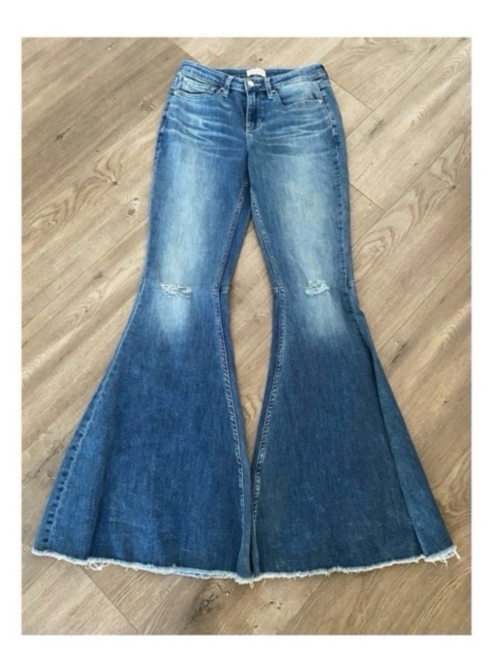 BOOT BARN Shyanne Ripped High Rise Flare Jeans - Picture 6 of 9
